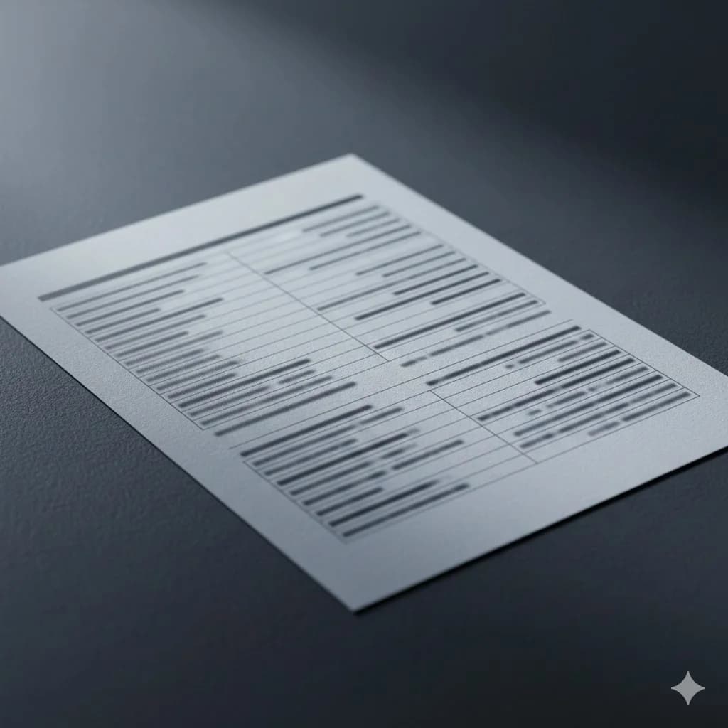 Credit card statement preview